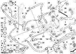 Hyd.ukł.kier.-przew.ol./Dynamic Drive diagram for BMW 5 Series E60 LCI 525d