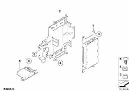 SINGLE PARTS F TELEPH.LUGGAGE CPTM.JAPAN diagram for BMW 3 Series E93 335i
