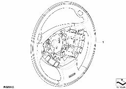 Ind. kier. sport., skóra z pierś. drewn. diagram for BMW 7 Series E65 745i