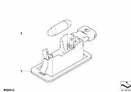 REGISTRATION PLATE LIGHT diagram for BMW X5 E70 3.0sd