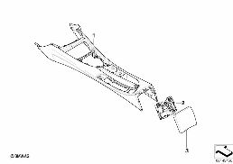 Nachrüstung Getränkehalter Mittelkonsole diagram for BMW 1 Series E87 120d