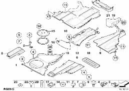 UNDERFLOOR COATING diagram for BMW 3 Series E46 M3