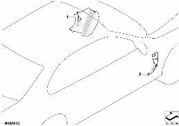 TRIM PANEL LEG ROOM diagram for BMW 3 Series E46 325i