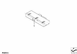 SWITCH UNIT, CENTER CONSOLE diagram for BMW 5 Series E61 530d
