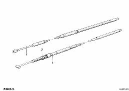 Câble des gaz diagram for BMW R50/5-R90S 69-76 R50/5