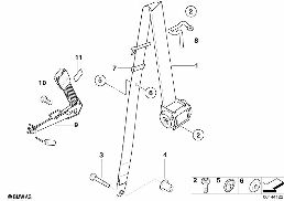 SAFETY BELT FRONT diagram for BMW MINI Cabrio R52 Cooper