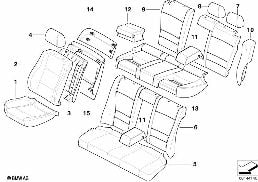 Série Individual Allemagne KA152 partie2 diagram for BMW 5 Series E39 525td