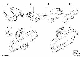 INTERIOR MIRROR diagram for BMW 3 Series E90 320d