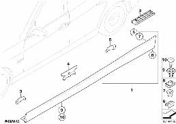 COVER DOOR SILL / WHEEL ARCH