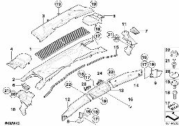 MICROFILTER/ACTIVATED CARBON CONTAINER diagram for BMW X1 E84 28iX