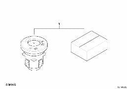 RETROFIT, PASSENGER AIRBAG SHUTOFF diagram for BMW 5 Series E60 LCI 523Li