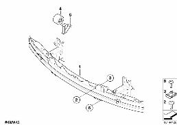 CARRIER, FRONT diagram for BMW 7 Series E66 760Li