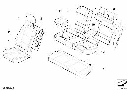 Seria indyw. Niemcy KA175 Cz. 2 diagram for BMW 5 Series E39 520d