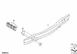 CARRIER, REAR diagram for BMW 7 Series E66 760Li