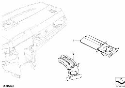 Porte-gobelets ind. avec cuir diagram for BMW 5 Series E60 525i