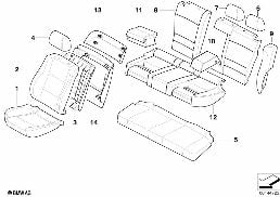 Seria indyw. Niemcy KA176 Cz. 2 diagram for BMW 5 Series E39 520d