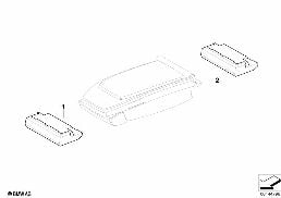 Sterownik konsoli środk./podłokietnika diagram for BMW 7 Series E65 745i
