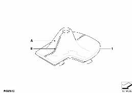 Caches de pommeaux Individual diagram for BMW 5 Series E60 525i