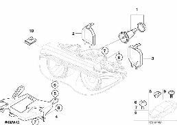 Poj. części reflektora ksenonowego diagram for BMW 7 Series E65 745i