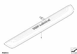 Indi.エントランス カバー diagram for BMW 6 Series E63 LCI 650i