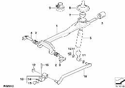 Řazení mechan.převodovka/pohon všech kol diagram for BMW 5 Series E60 LCI 535xi