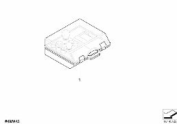 SPARE BULBS BOX diagram for BMW 3 Series E90 320i