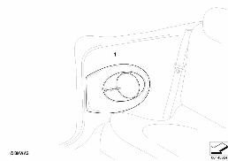 RETROFIT KIT, HIFI SYSTEM DPSM diagram for BMW MINI Cabrio R52 Cooper