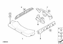 Acoustique moteur diagram for BMW 7 Series E65 745d