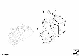 CLIMATE COMPRESSOR MOUNTING PARTS