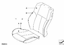 INDIVIDUAL SPORTS SEAT COVER, FRONT