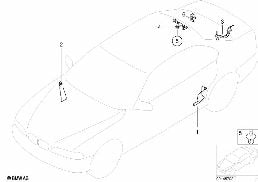 CABLE COVERING diagram for BMW 3 Series E46 318i