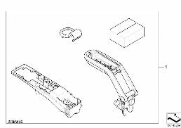 Zestaw doposażenia w podłok. przedni diagram for BMW MINI R50 Cooper