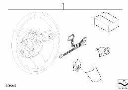 Zest. dopos. - kierownica wielofunk. diagram for BMW MINI R50 Cooper