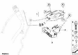 チャコール キャニスター/取付部品 diagram for BMW X3 E83 2.5i