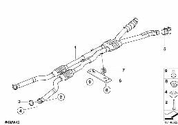 CATALYTIC CONVERTER/FRONT SILENCER