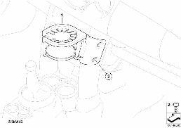 Uchwyt do napojów diagram for BMW MINI R50 Cooper