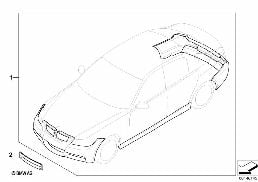 RETROFIT KIT M AERODYN. PACKAGE diagram for BMW 3 Series E90 318i