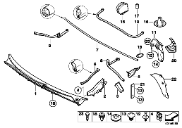 VARIOUS MOUNTED PARTS