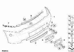 TRIM COVER, REAR