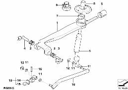 手動變速箱換檔 / 柴油引擎 diagram for BMW 5 Series E61 LCI 525d