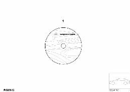 CD nawigacji - mapa drogowa diagram for BMW MINI R50 Cooper
