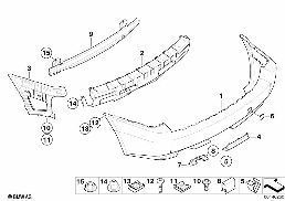 R トリム パネル diagram for BMW X3 E83 3.0i