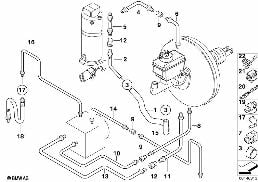 Σωλήνας φρένων μπροστά DSC diagram for BMW 5 Series E39 M5