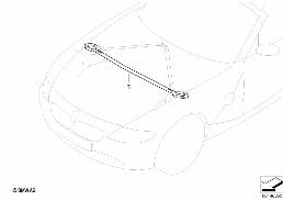 Montant de suspension diagram for BMW Z4 E85 2.5i