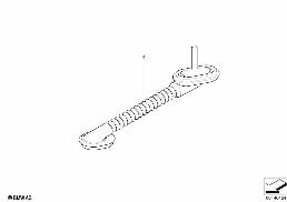 VARIOUS CABLE GROMMETS diagram for BMW 1 Series E87 LCI 118d