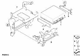 VIDEO MODULE/BRACKET diagram for BMW 5 Series E61 LCI 530d