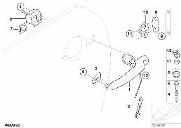 FRONT DOOR CONTROL/DOOR LOCK
