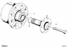 DIFFERENTIAL-LIMITED SLIP DIFF.UNIT diagram for BMW 5 Series E12 530i