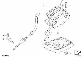 Commande de boite Steptronic - 4 roues diagram for BMW X3 E83 LCI 2.0d