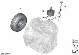 GA6F21WA - Przekł. hydrokin./chłod.olej diagram for BMW MINI R56 One